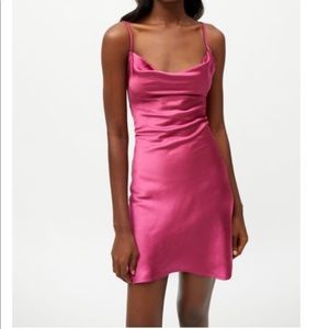 Urban Outfitters Motel Judith Tie-Back Mini Dress.
